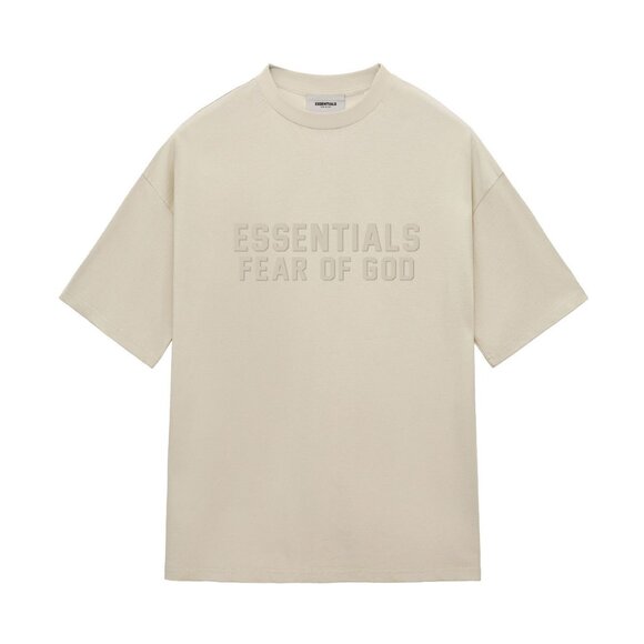 Fear of God Essentials Cream Short Sleeve Tee - Picture 1 of 2